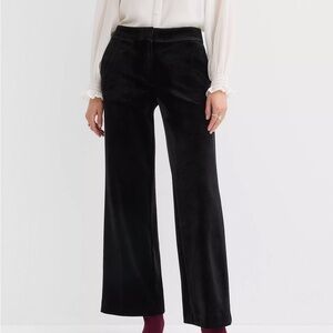 LOFT Wide Leg Velvet Pants